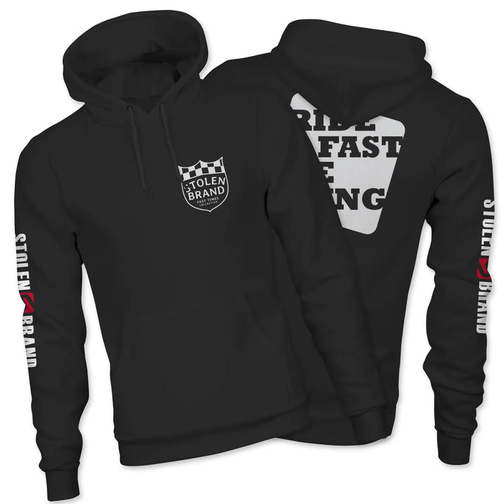 FAST-TIMES COLLECTION "RIDE FAST-DIE YOUNG" PULLOVER HOODIE